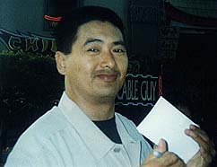Chow smiling